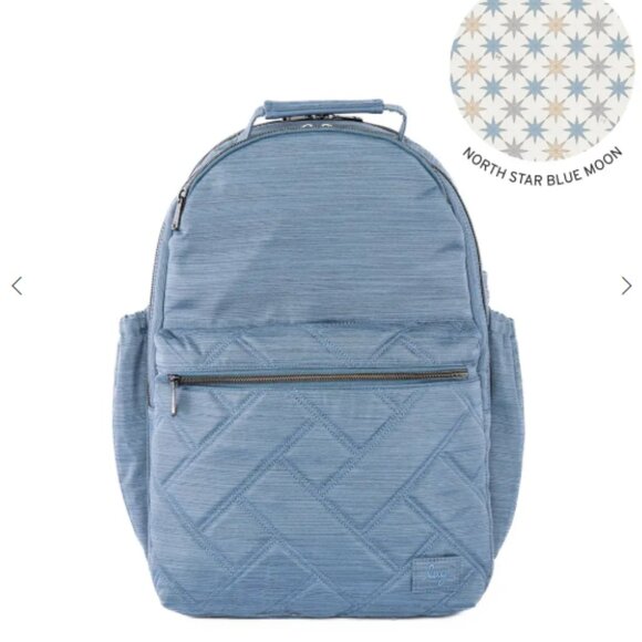 lug Handbags - NWT- LUG- SUMMIT 2 BACKPACK- BRUSHED BLUE MOON